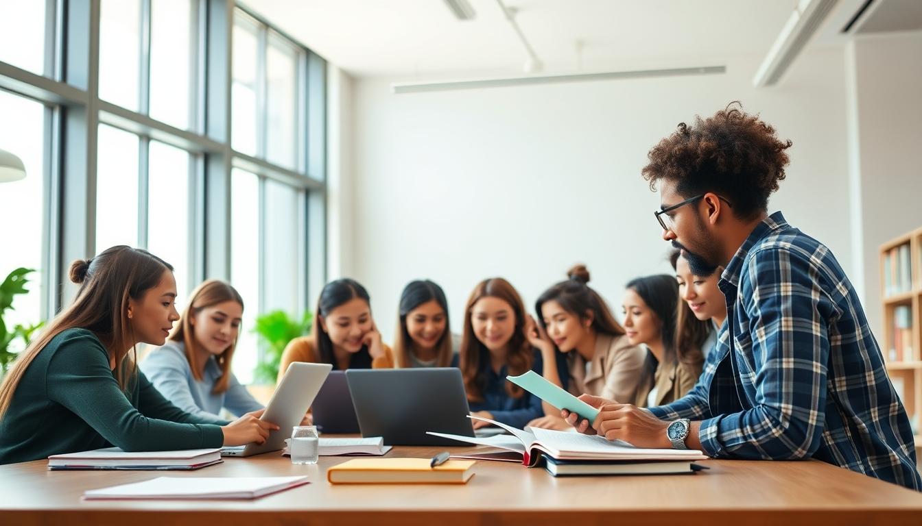 Digital learning platform with online study materials